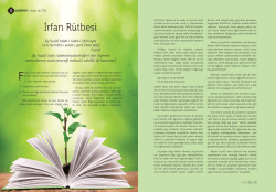 İrfan R&uuml;tbesi - Somuncu Baba