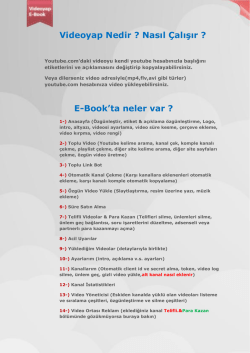 Kullanma Klavuzu E-book(Yarışma 1.si)
