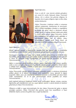 Değerli &Ouml;ğrencimiz, Uzun ve zorlu bir sınav s&uuml;recinin ardından