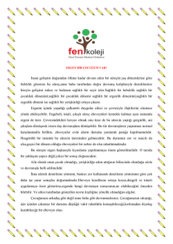 Ergen Bir &Ccedil;ocuğum Var