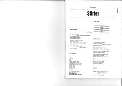 Şiirler - Birikim