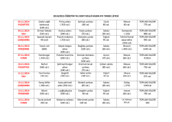 kasım ayı yemek listesine buradan ulaşabilirsiniz.