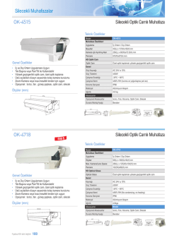 OK-4515 OK-4718 Silecekli Muhafazalar