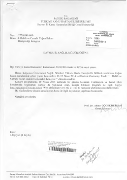 T.C. SAĞLIK BAKANLIĞI T&Uuml;RKİYE KAMU HASTANELERİ KURUMU