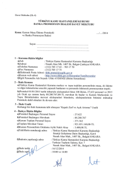 A&ccedil; - T&uuml;rkiye Kamu Hastaneleri Kurumu