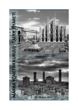 marka y&ouml;netim kurulu italya ziyareti