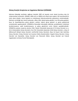 Güneş Enerjisi Araştırma ve Uygulama Merkezi (GÜNAM)