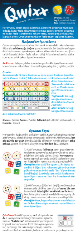 Rakamları isaretleme Oyunun Seyri &cedil;