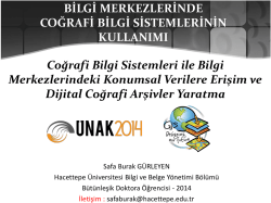 Coğrafi Bilgi Merkezleri