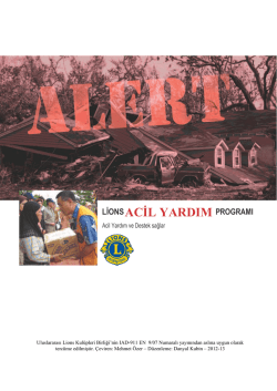 Lions Alert Programı