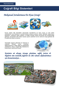 CBS Hizmetleri ve &Ccedil;&ouml;z&uuml;mleri Tanıtım Katalogu İ&ccedil;in Tıklayınız&hellip;