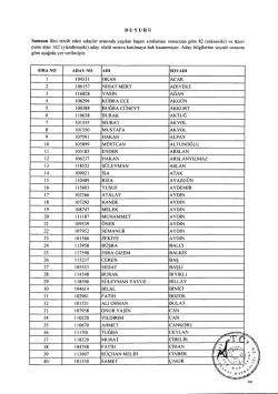 DUYURU - Gelir İdaresi Başkanlığı