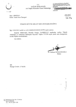 Süresi Geçtikten Sonra Gelen Cevap