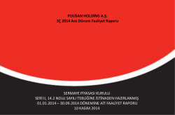 3Ç 2014 Faaliyet Raporu