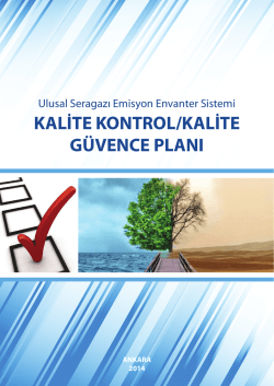 Kalite Güvence Kalite Kontrol Planı
