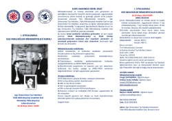 ı. uygulamalı ege molek&uuml;ler mikrobiyoloji kursu