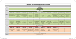 4. Yeni Nesil Eğitim Konferansı programı