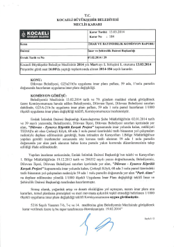 T.c. KOCAELİ B&Uuml;Y&Uuml;KŞEHİR BELEDİYESİ