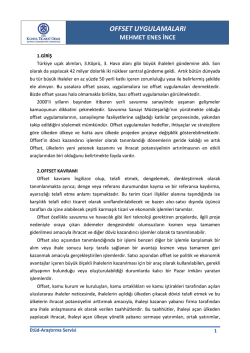 Offset uygulamaları