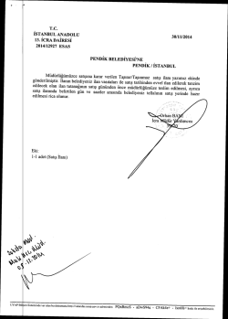 T.c. İSTANBUL ANADOLU 30/11/2014 13. ICRA