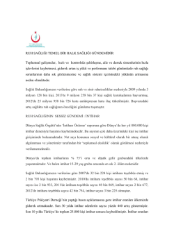 D&uuml;nya İntiharı &Ouml;nleme G&uuml;n&uuml; - İstanbul Anadolu G&uuml;ney Kamu