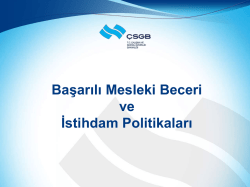 İSKELET VE KAS SİSTEMİ (Bir MakroErgonomi