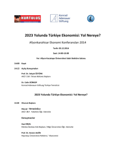 Program (pdf, 154 KB) - Konrad-Adenauer