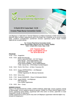 04.09.2014 e-Defter Seminer Davetiyesi