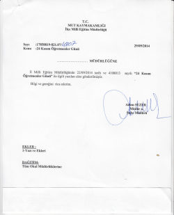 İı ıııııl - mut ilçe millî eğitim müdürlüğü