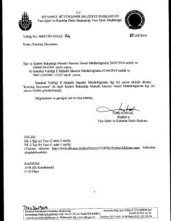 OneTouch 4.6 Scanned Documents - İstanbul B&uuml;y&uuml;kşehir Belediyesi