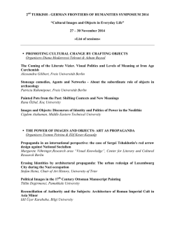 Cultural Images and Objects in Everyday Life