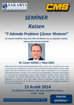 Seminer Afişi - Fen Bilimleri Enstit&uuml;s&uuml;