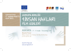 ANKARA / 9 - 14 Aralık / December 2014