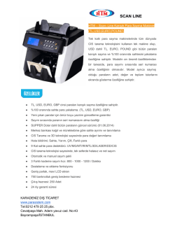 pdf indir - Para Sayma Makinesi