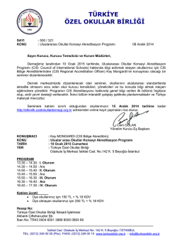 tıklayın - T&uuml;rkiye &Ouml;zel Okullar Birliği Derneği