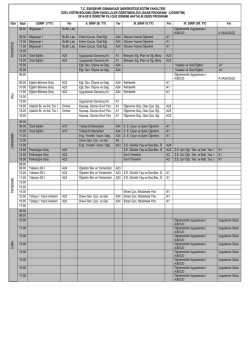 ESKİŞEHİR OSMANGAZİ &Uuml;NİVERSİTESİ EĞİTİM FAK&Uuml;LTESİ