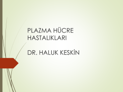 Plazma H&uuml;cre Hastalıkları