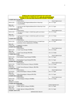 Acil Tıp - İzmir Katip &Ccedil;elebi &Uuml;niversitesi