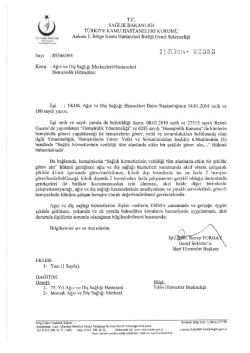 &icirc; &ldquo;eti-s ili-fe Mr&rsaquo; - Ankara 1. B&ouml;lge Kamu Hastaneleri Birliği Genel