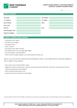 GARANTİ DEVAM (İKİNCİ EL UZATILMIŞ GARANTİ) SİGORTASI