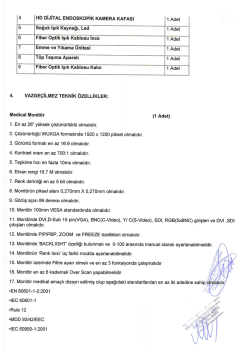 HD DiJiTAL ENDosKoPiK KAMERA