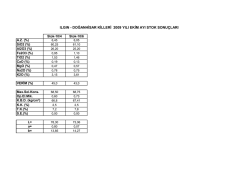 ılgın killeri stokları