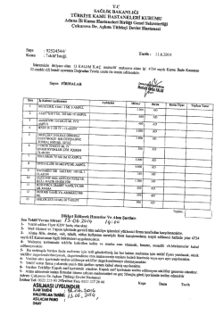 Adana Ill Kamu Hastaneleri Birliği Genel Sekre&icirc;erli &Ccedil;ukur