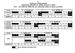 t&uuml;m &ouml;ğrencilerimizin dikkatine!!!!
