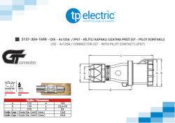 3137-304-1699 - CEE - 4x125A / IP67