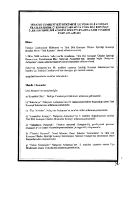 Y&uuml;r&uuml;rl&uuml;ğe giriş tarihi: 6 - T&uuml;rk Dili Konuşan &Uuml;lkeler İşbirliği Konseyi