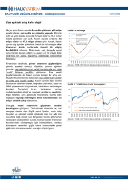 EKONOMİK DEĞERLENDİRME - &Ouml;DEMELER