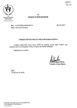 S&uuml;resi Ge&ccedil;tikten Sonra Gelen Cevap