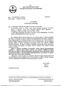M&uuml;d&uuml;rl&uuml;ğ&uuml;m&uuml;z&uuml;n konu ile ilgili 14/08/2012 tarih ve 3378240 sayılı