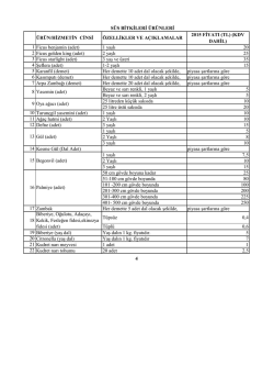 S&uuml;s ve Tıbbi-Aromatik Bitkiler Laboratuvar Hizmetleri ve &Uuml;r&uuml;nleri